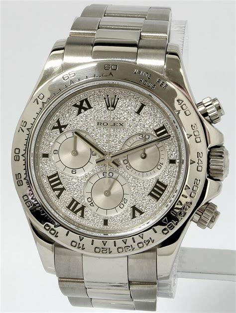 rolex daytona white gold band|rolex daytona 18k white gold.